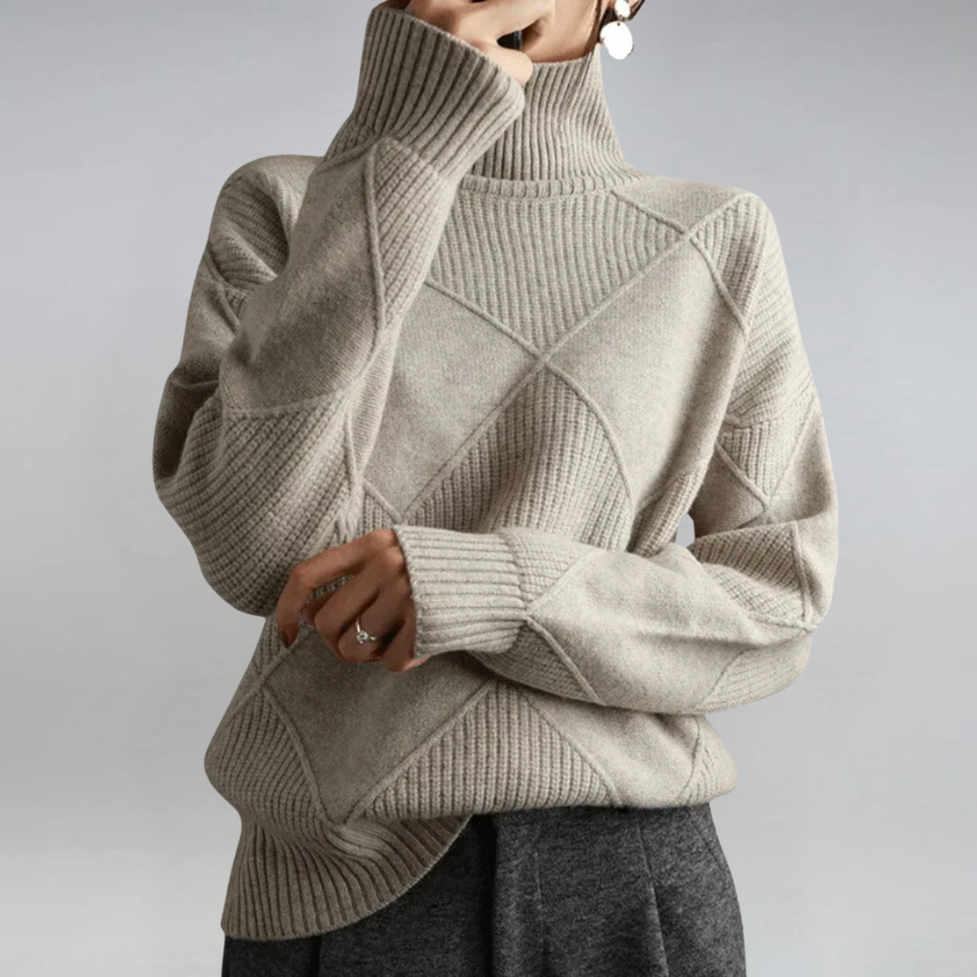 Lily - Luxe Turtleneck Sweater | By Julian & Claire Toronto
