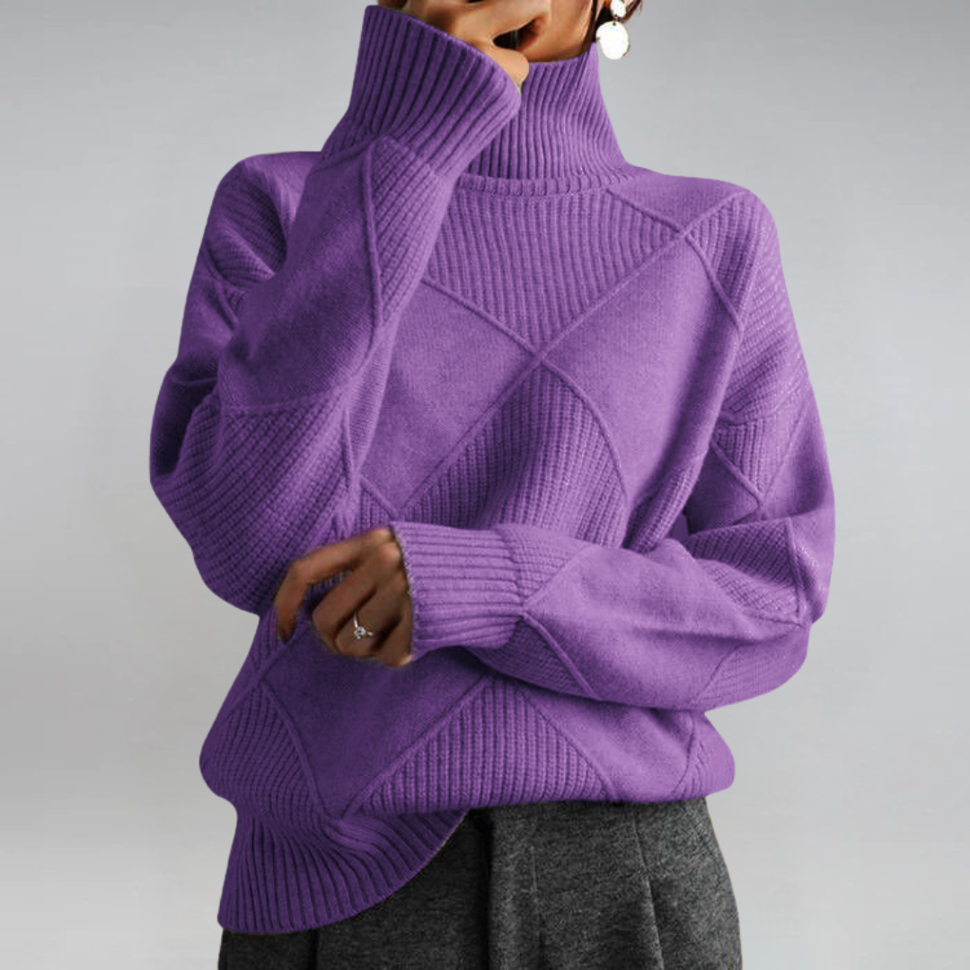 Lily - Luxe Turtleneck Sweater | By Julian & Claire Toronto