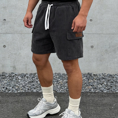 Murphy - Casual Corduroy Cargo Shorts | By Julian & Claire Toronto