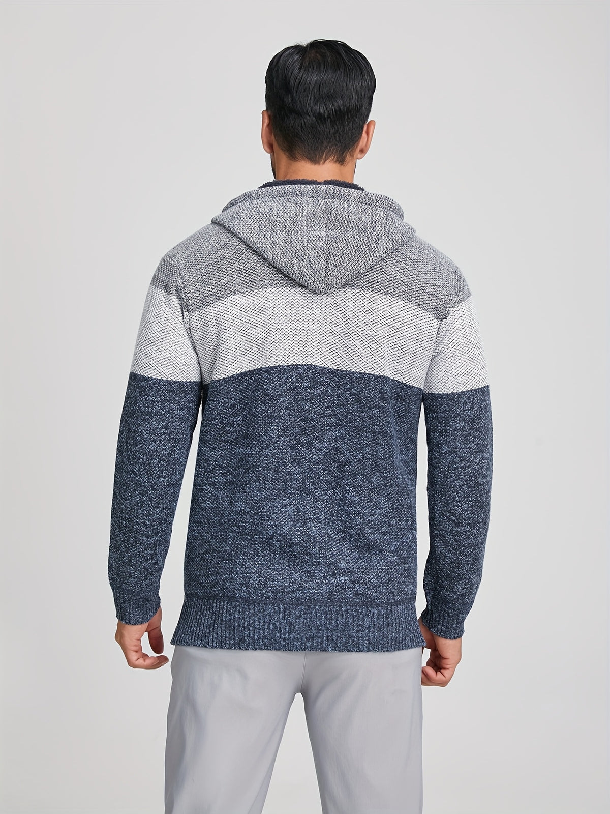 Boris - Colour Block Hooded Jacket | By Julian & Claire Toronto