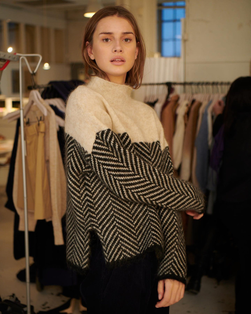Grace - Cotton Turtleneck Sweater | By Julian & Claire Toronto