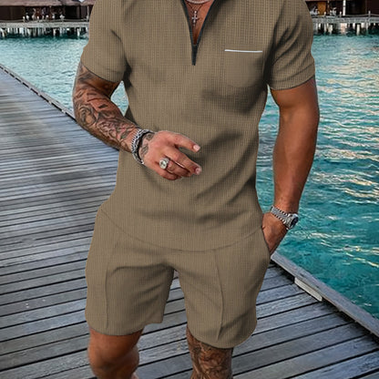 Tomas - Short-Sleeve Polo Set | Julian & Claire Toronto