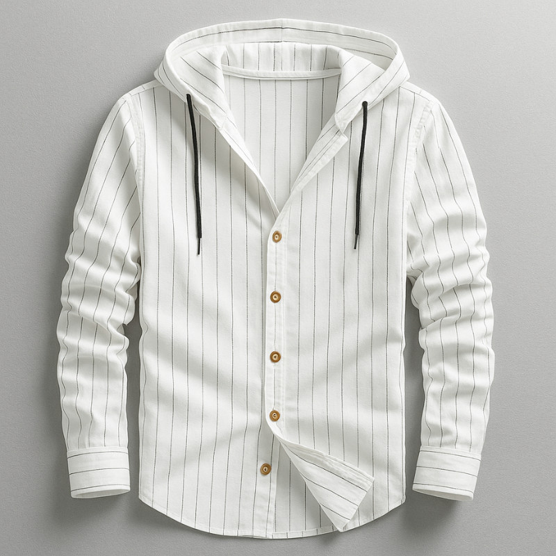 Harlan - Relaxed Fit Hoodie Shirt | By Julian & Claire Toronto