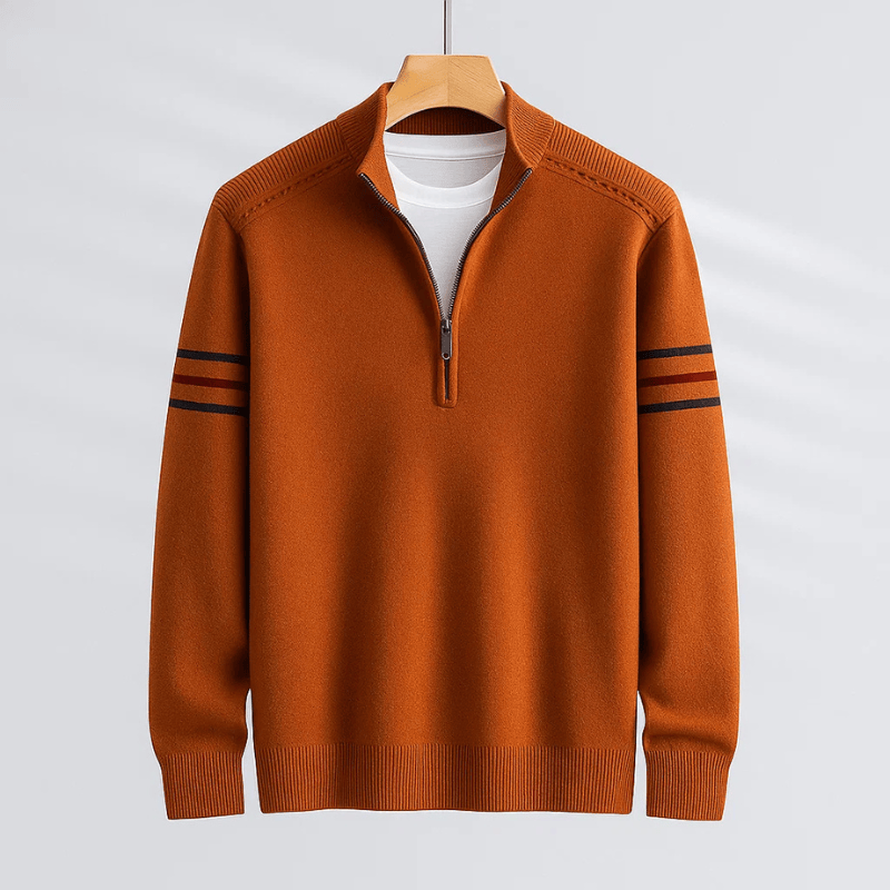 Jay  - Modern Half-Zip Sweater | By Julian & Claire Toronto