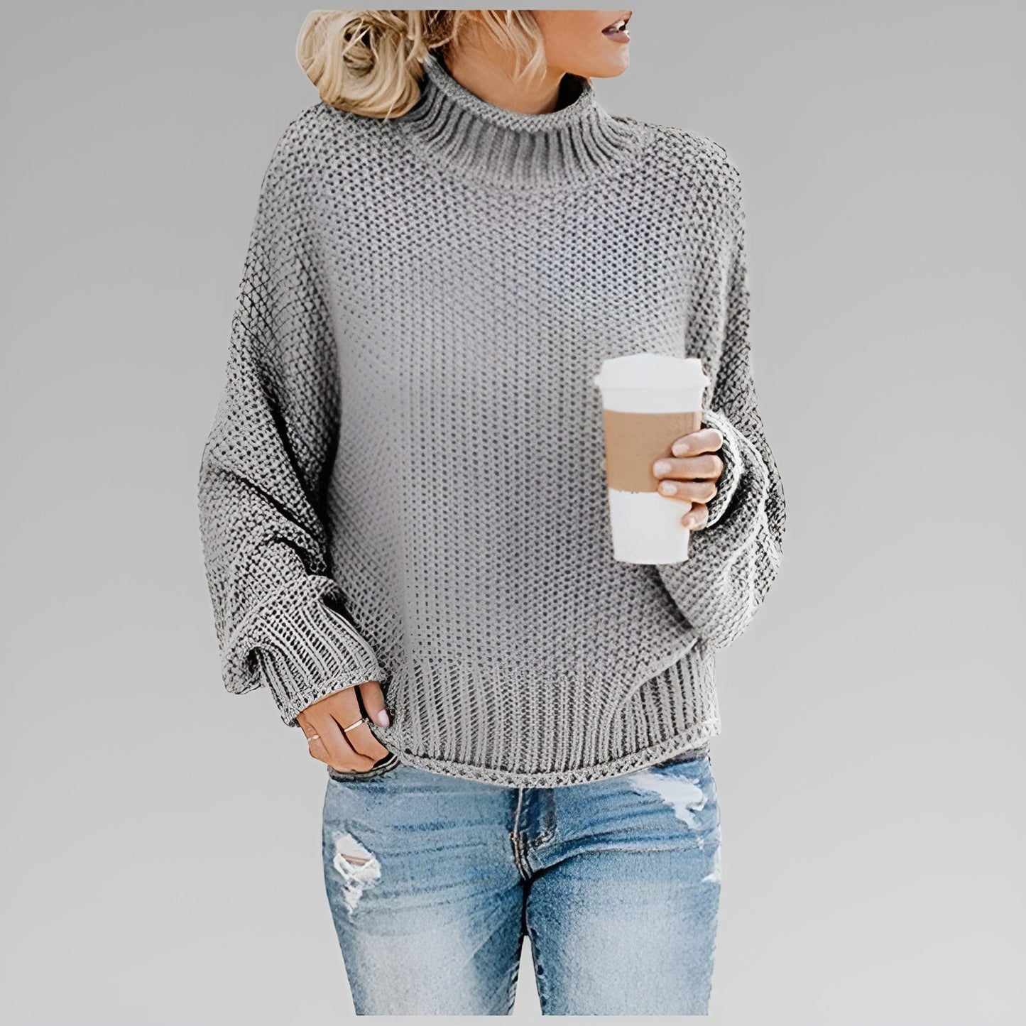 Isabella - Classic Cozy Knit Sweater | By Julian & Claire Toronto