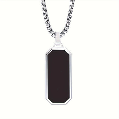 Jean - Stainless Steel Pendant Black | Julian & Claire Toronto