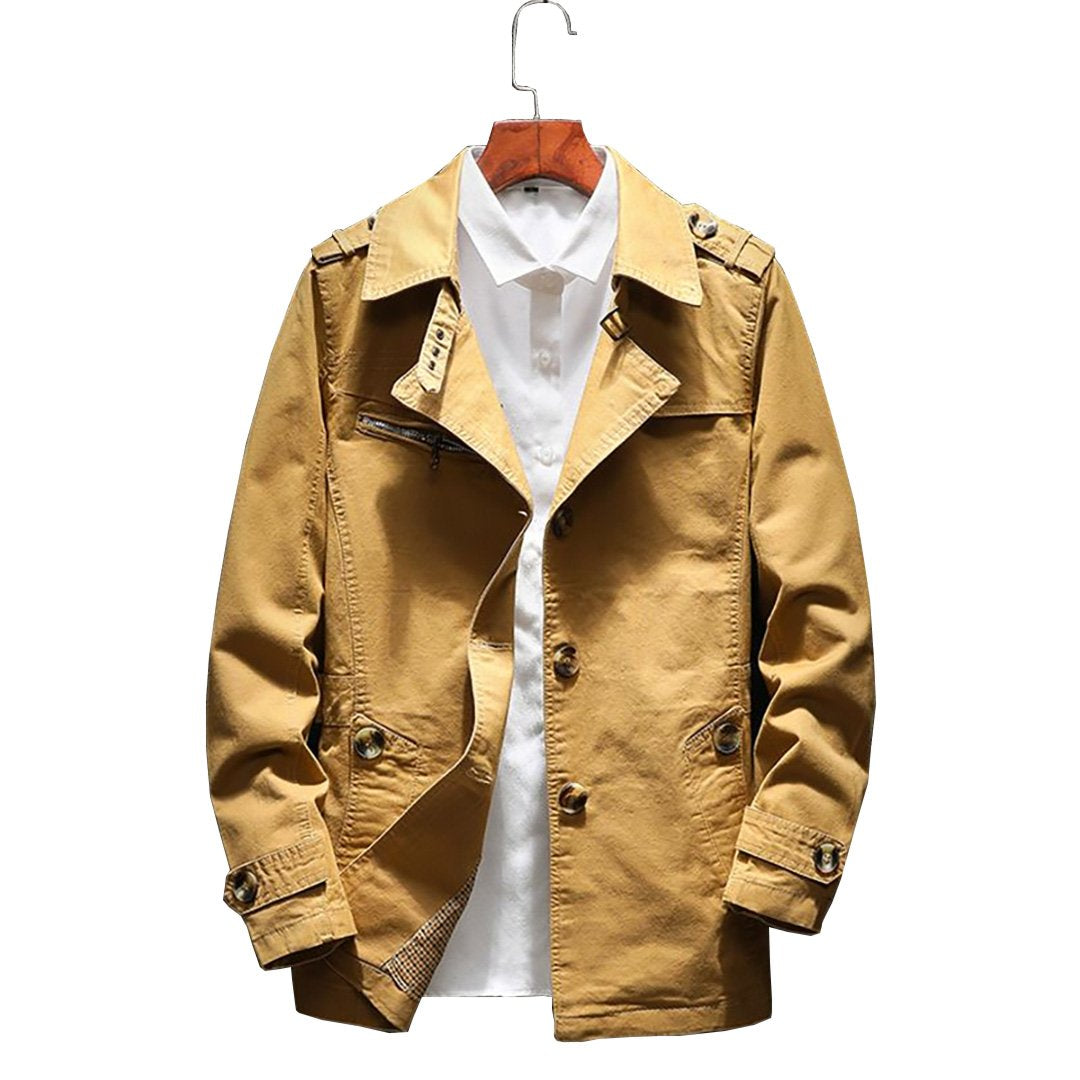 Leroy - Refined Wide Lapel Overcoat | By Julian & Claire Toronto
