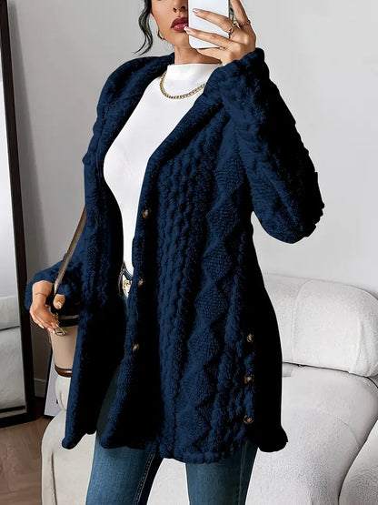 Julia - Plush Hooded Cardigan | By Julian & Claire Toronto
