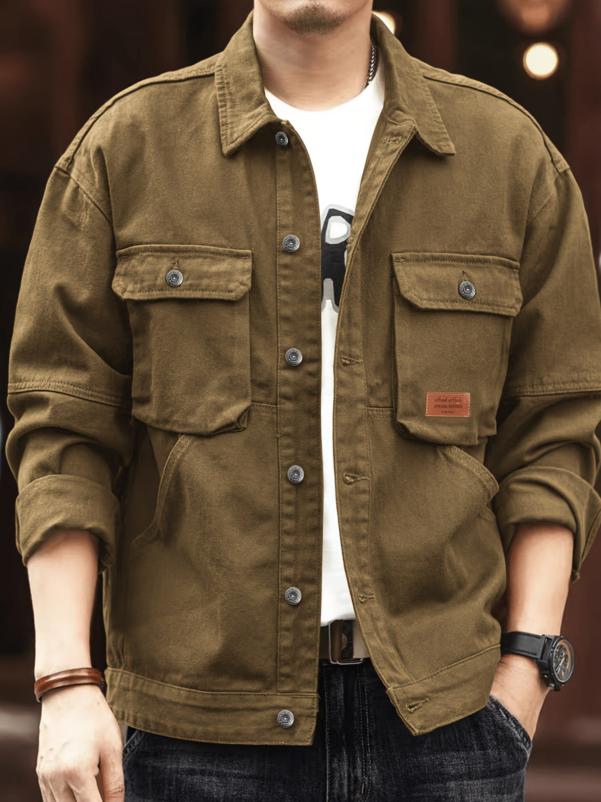 Clinton - Casual Multi-Pocket Jacket | By Julian & Claire Toronto