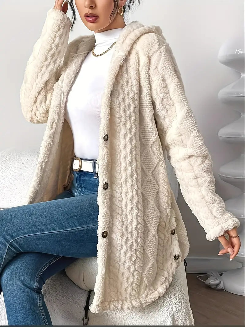 Julia - Plush Hooded Cardigan | By Julian & Claire Toronto