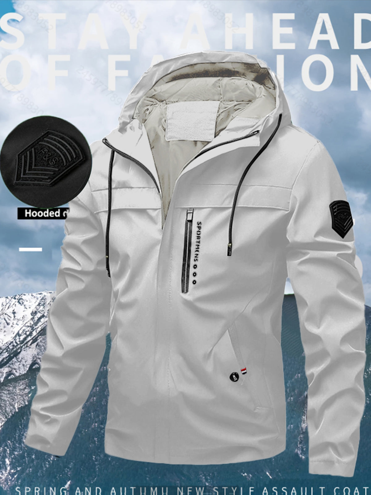 Cristian - Active Hooded Jacket | By Julian & Claire Toronto