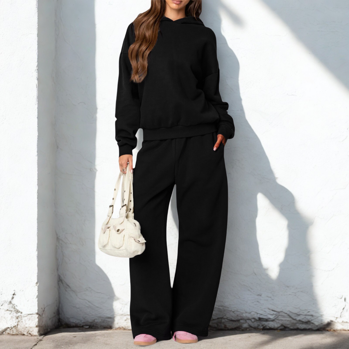 Nova -  Oversized Sweatshirt and Wide Leg Pants | By Julian & Claire Toronto