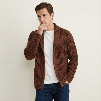 Theodore - Classic Collar Cardigan | By Julian & Claire Toronto