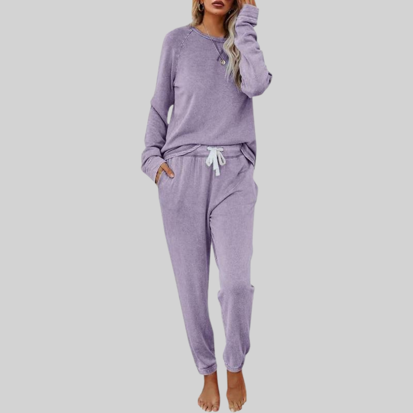 Luna - Long Sleeve and Sweatpants Set | By Julian & Claire Toronto