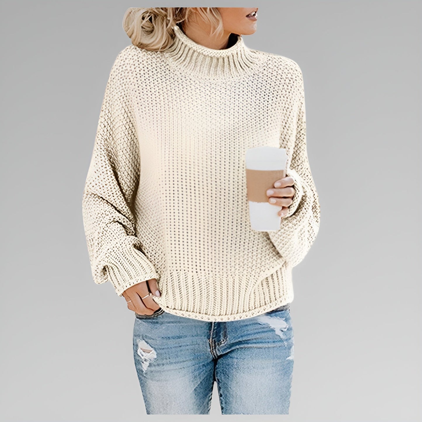 Isabella - Classic Cozy Knit Sweater | By Julian & Claire Toronto