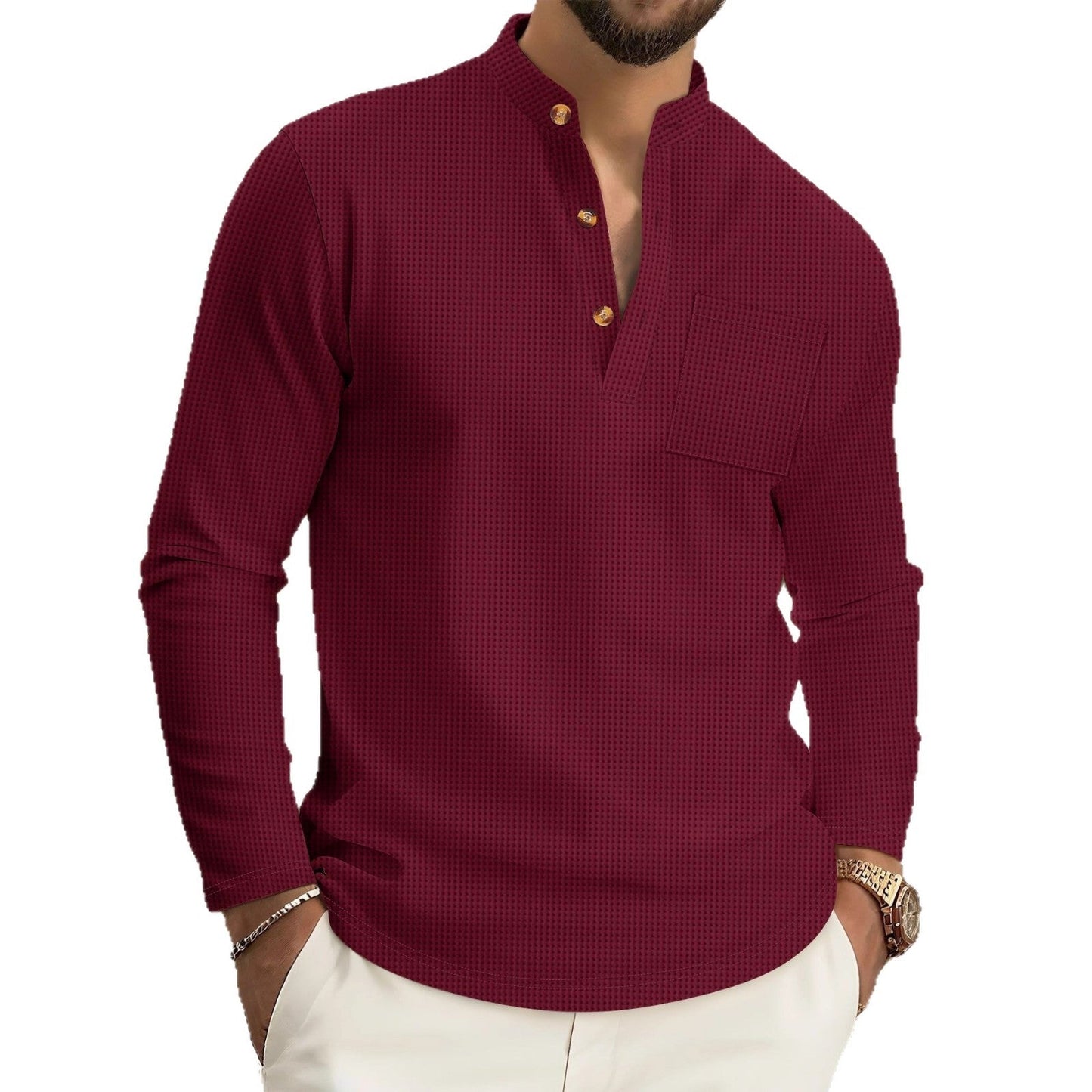 Ronan - Soft Touch Modern Collar Shirt | By Julian & Claire Toronto
