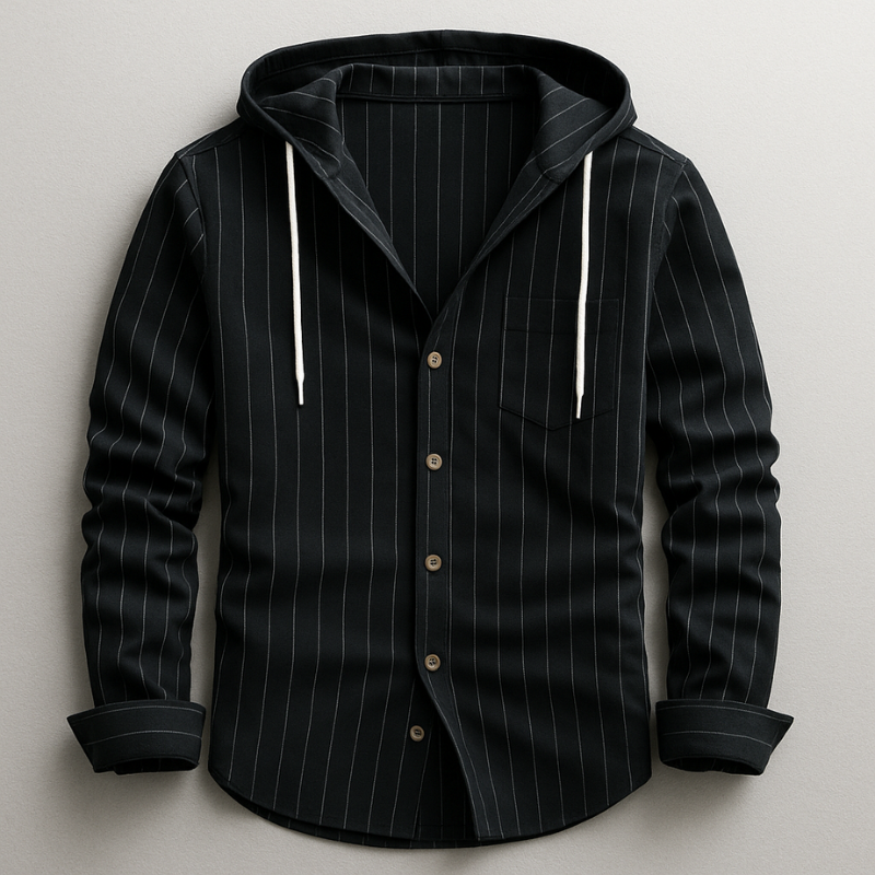 Harlan - Relaxed Fit Hoodie Shirt | By Julian & Claire Toronto