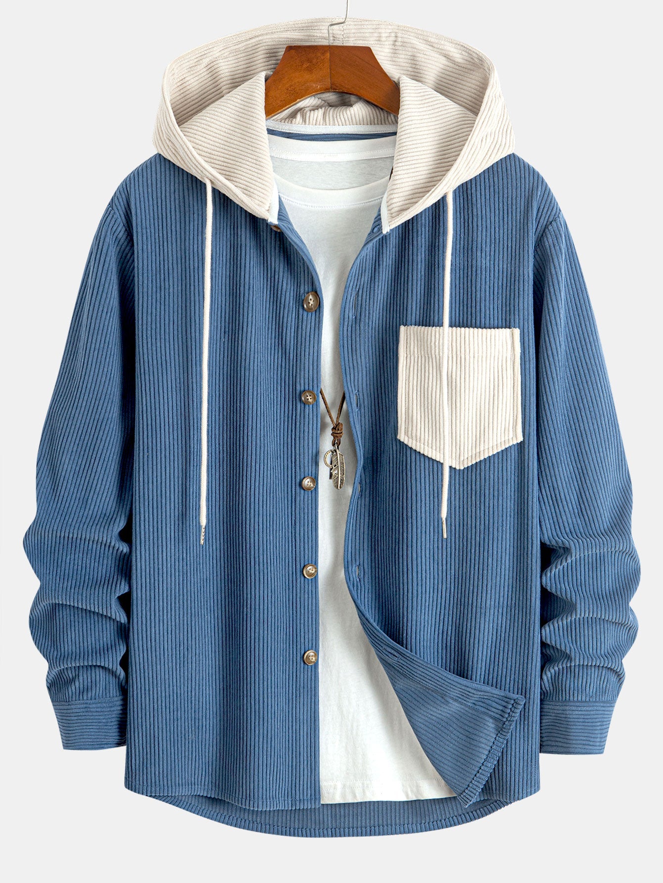Jared - Relaxed Hooded Overshirt | By Julian & Claire Toronto