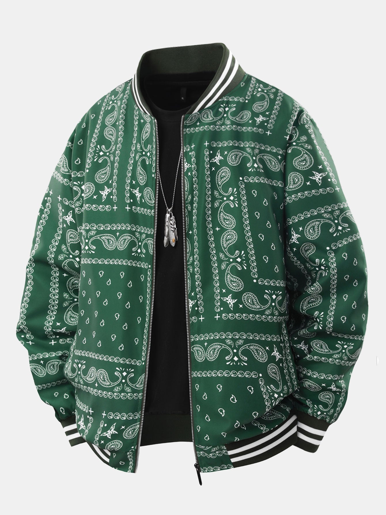 Jeremy - Vintage Paisley Baseball Jacket | By Julian & Claire Toronto