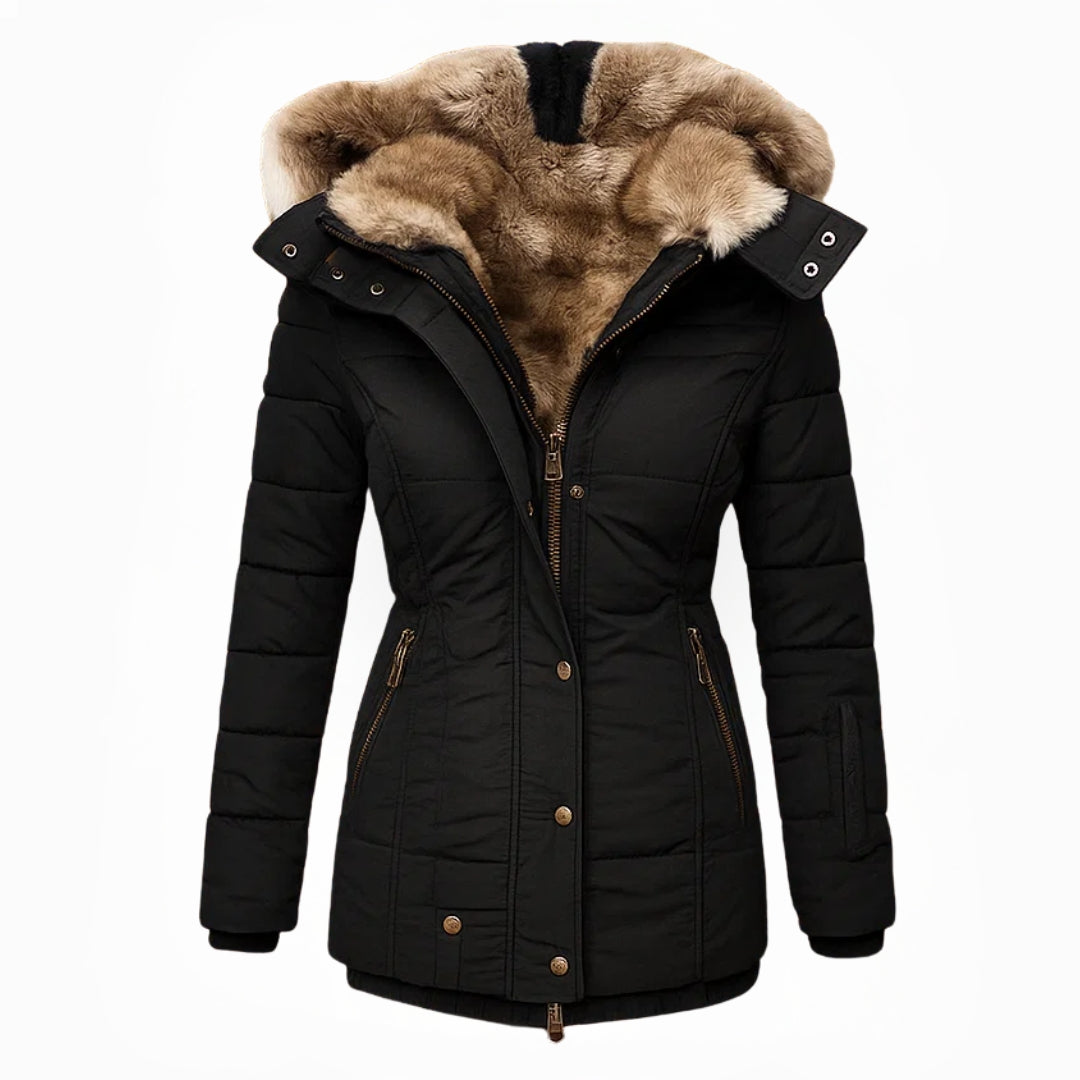 Stella - Winter Coat with Fur Lining | By Julian & Claire Toronto