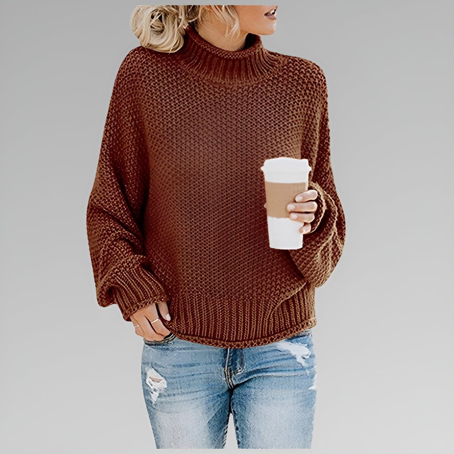 Isabella - Classic Cozy Knit Sweater | By Julian & Claire Toronto
