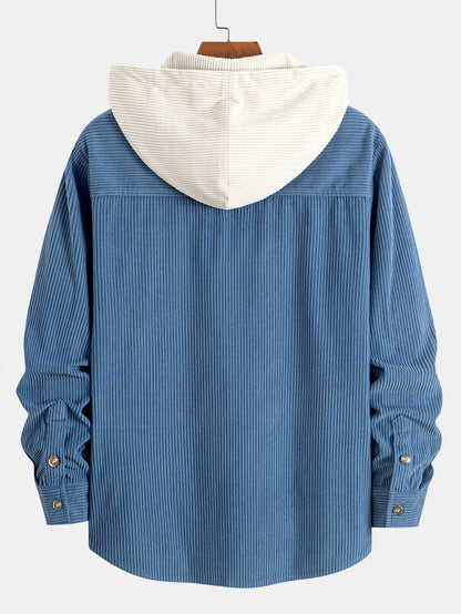 Jared - Relaxed Hooded Overshirt | By Julian & Claire Toronto