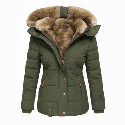 Stella - Winter Coat with Fur Lining | By Julian & Claire Toronto