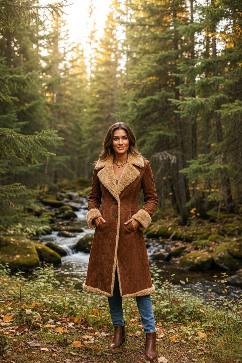 Lucy - Long Elegant Winter Coat | By Julian & Claire Toronto