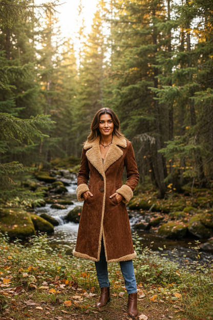 Lucy - Long Elegant Winter Coat | By Julian & Claire Toronto