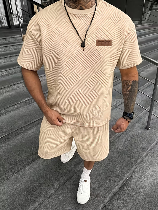 Arjun  - Round Neck Short Sleeve Set | Julian & Claire Toronto