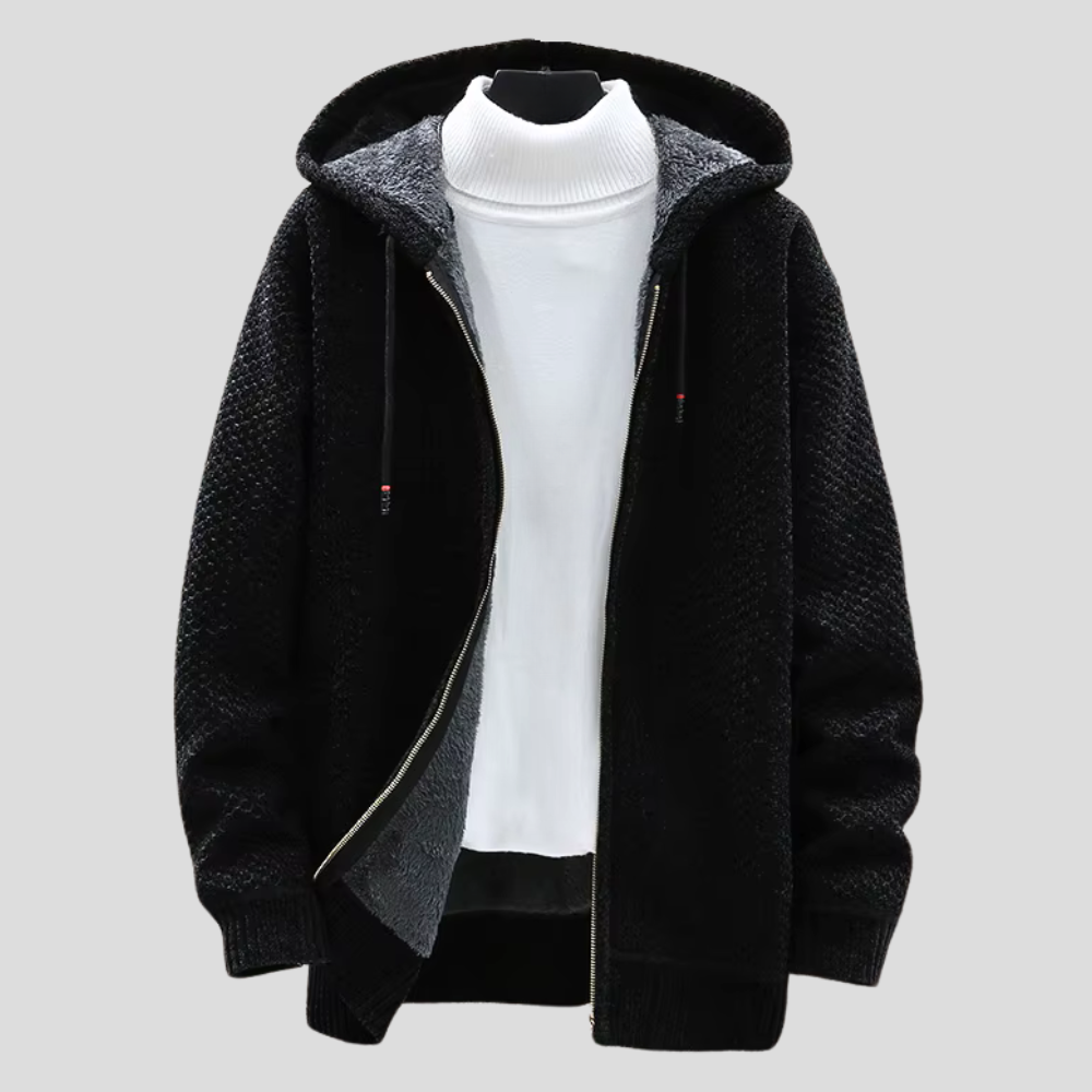 Troy - Modern Comfort Knit Zip Hoodie | By Julian & Claire Toronto