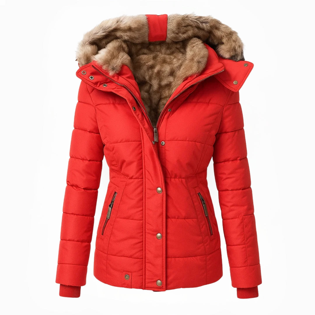 Stella - Winter Coat with Fur Lining | By Julian & Claire Toronto