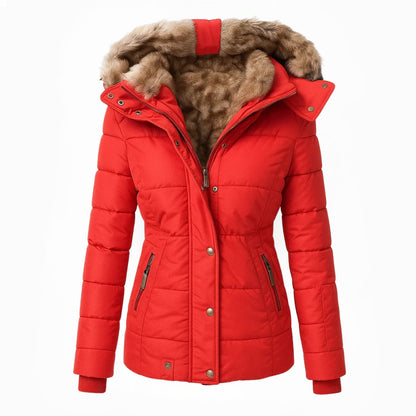 Stella - Winter Coat with Fur Lining | By Julian & Claire Toronto