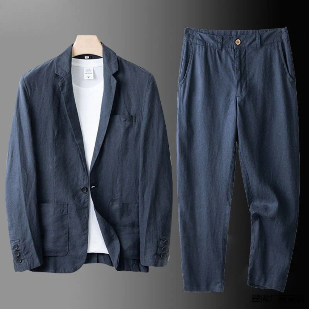 Cason - Casual Cardigan Trouser Set | By Julian & Claire Toronto