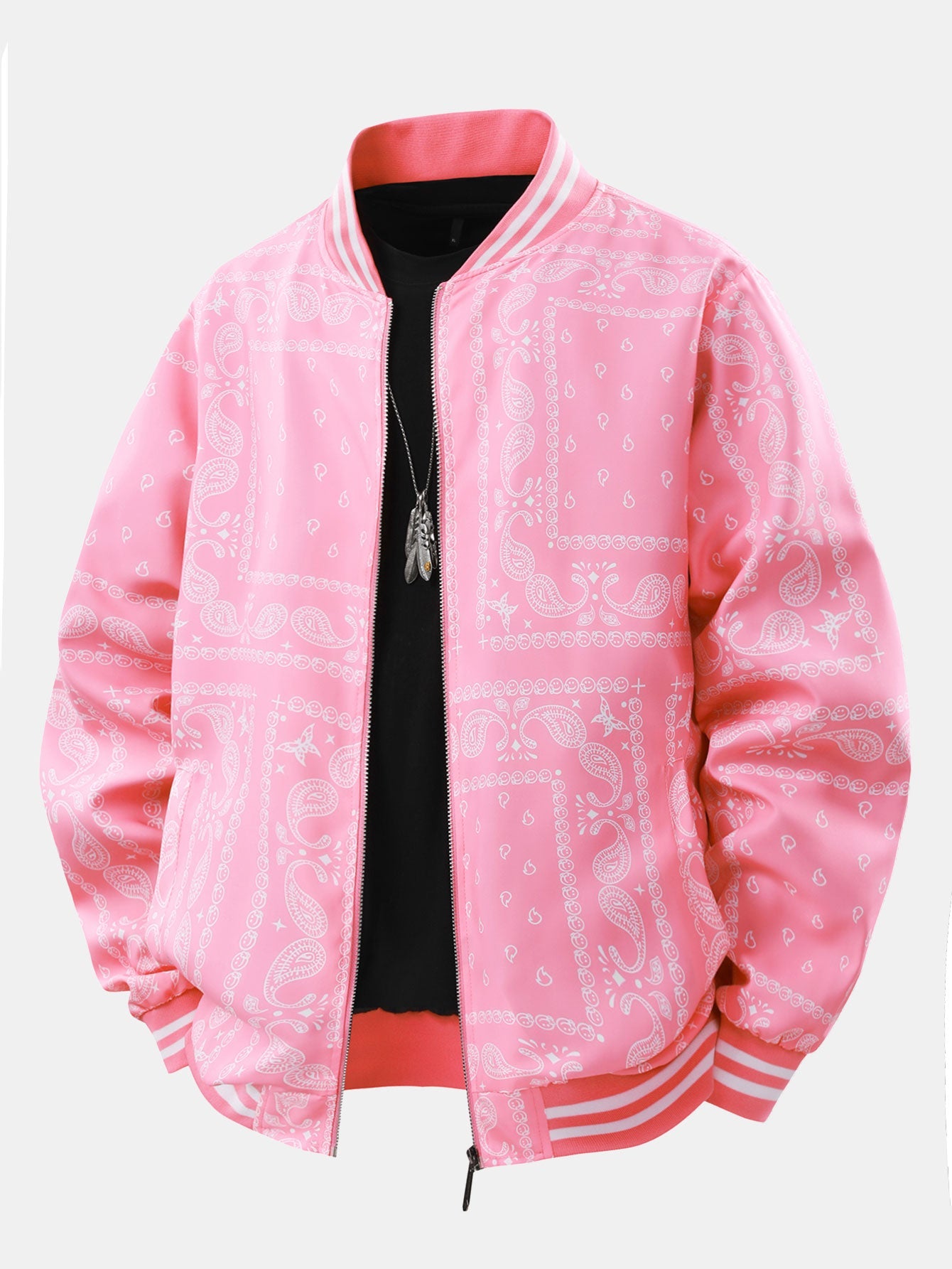 Jeremy - Vintage Paisley Baseball Jacket | By Julian & Claire Toronto
