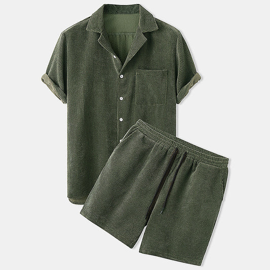 Milo - Casual Shirt Shorts Set | By Julian & Claire Toronto