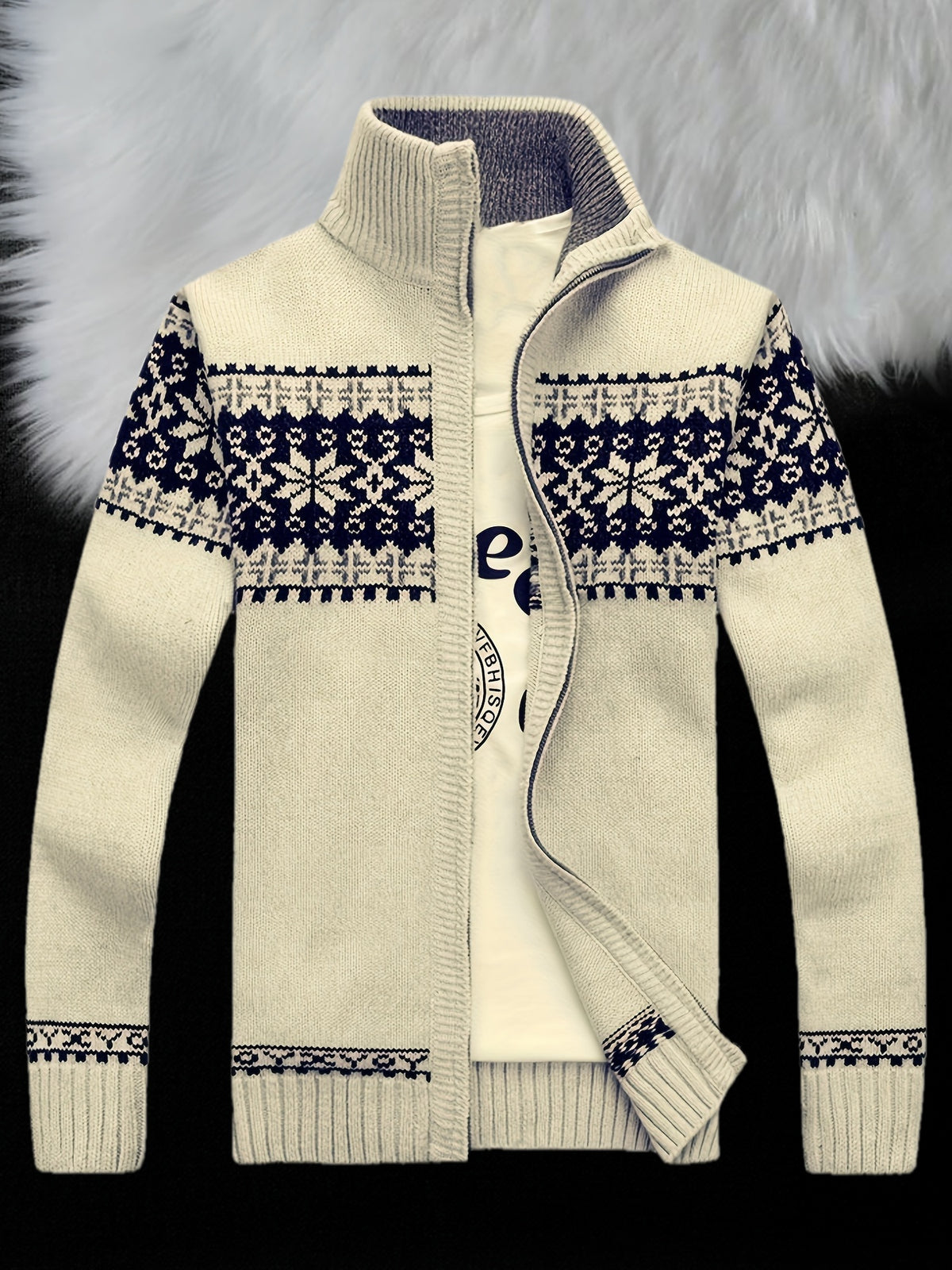 Boyd - Heritage Patterned Cardigan | By Julian & Claire Toronto