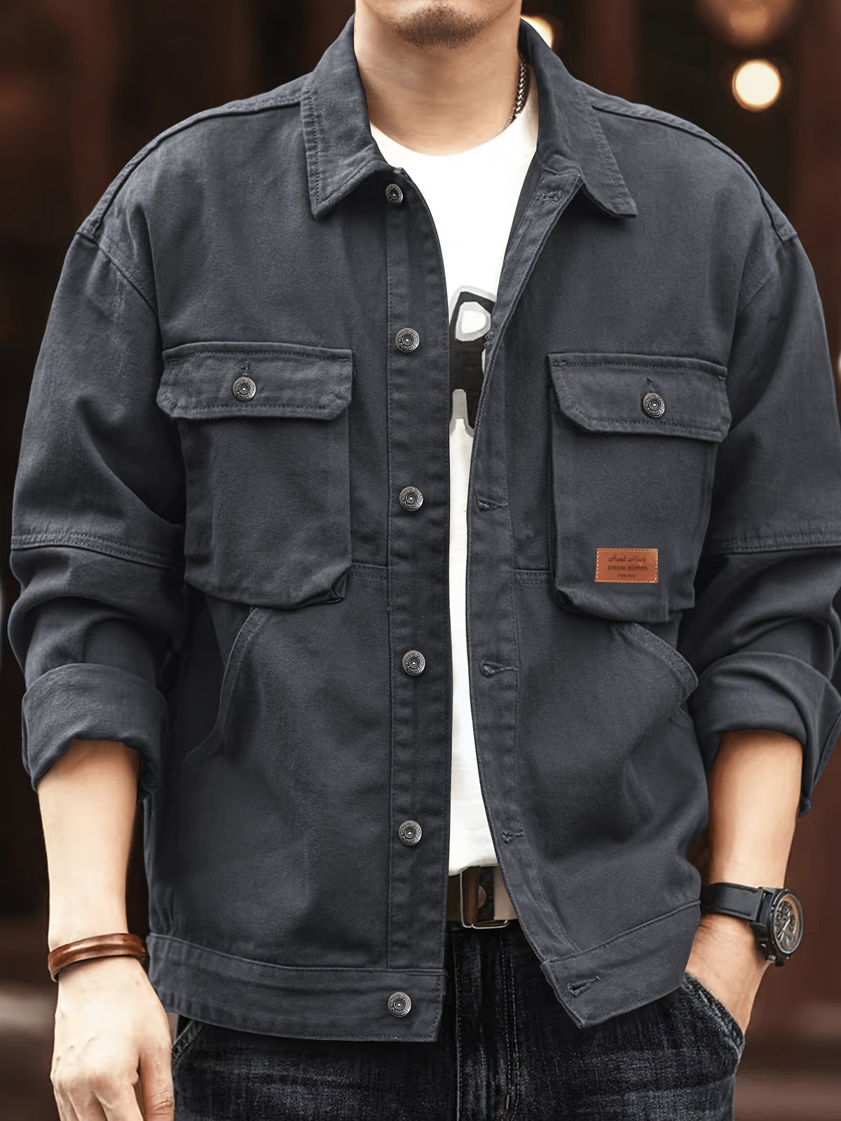 Clinton - Casual Multi-Pocket Jacket | By Julian & Claire Toronto