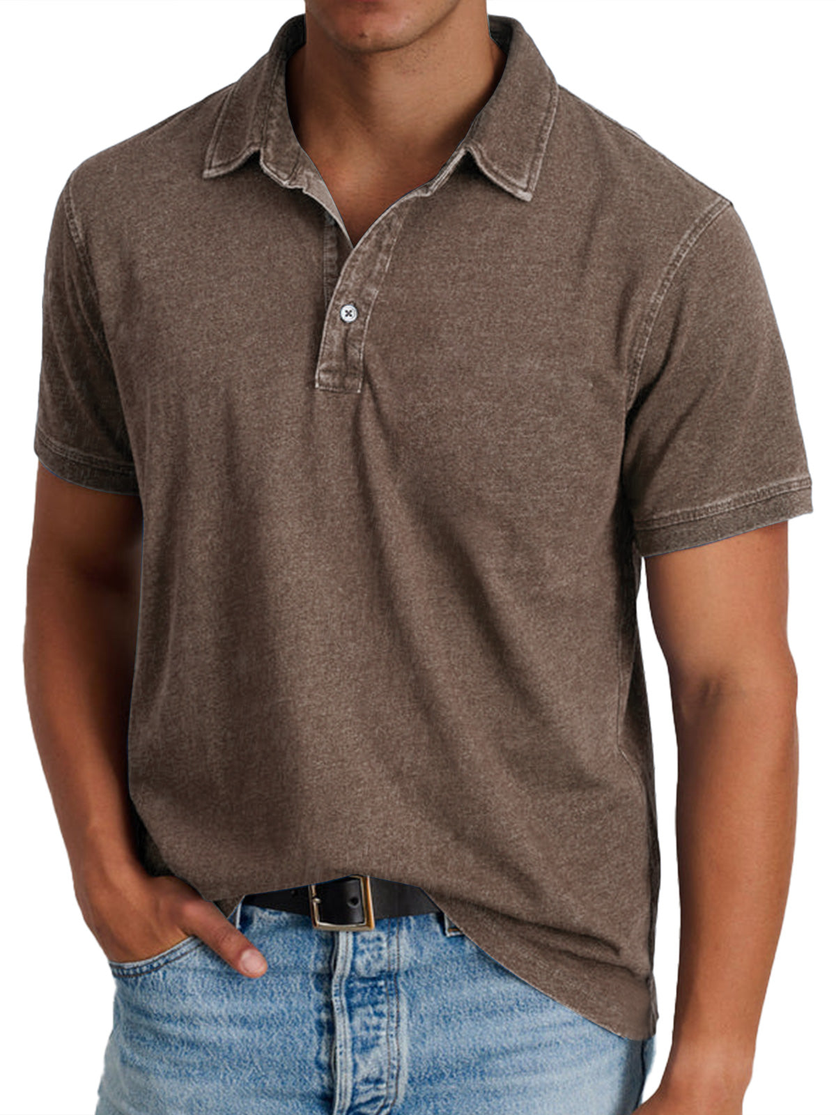 Rocco - Classic Textured Button Shirt | By Julian & Claire Toronto
