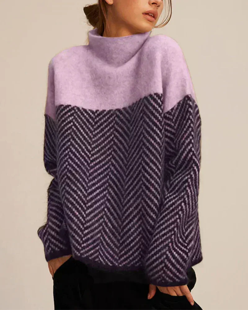 Grace - Cotton Turtleneck Sweater | By Julian & Claire Toronto