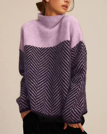 Grace - Cotton Turtleneck Sweater | By Julian & Claire Toronto