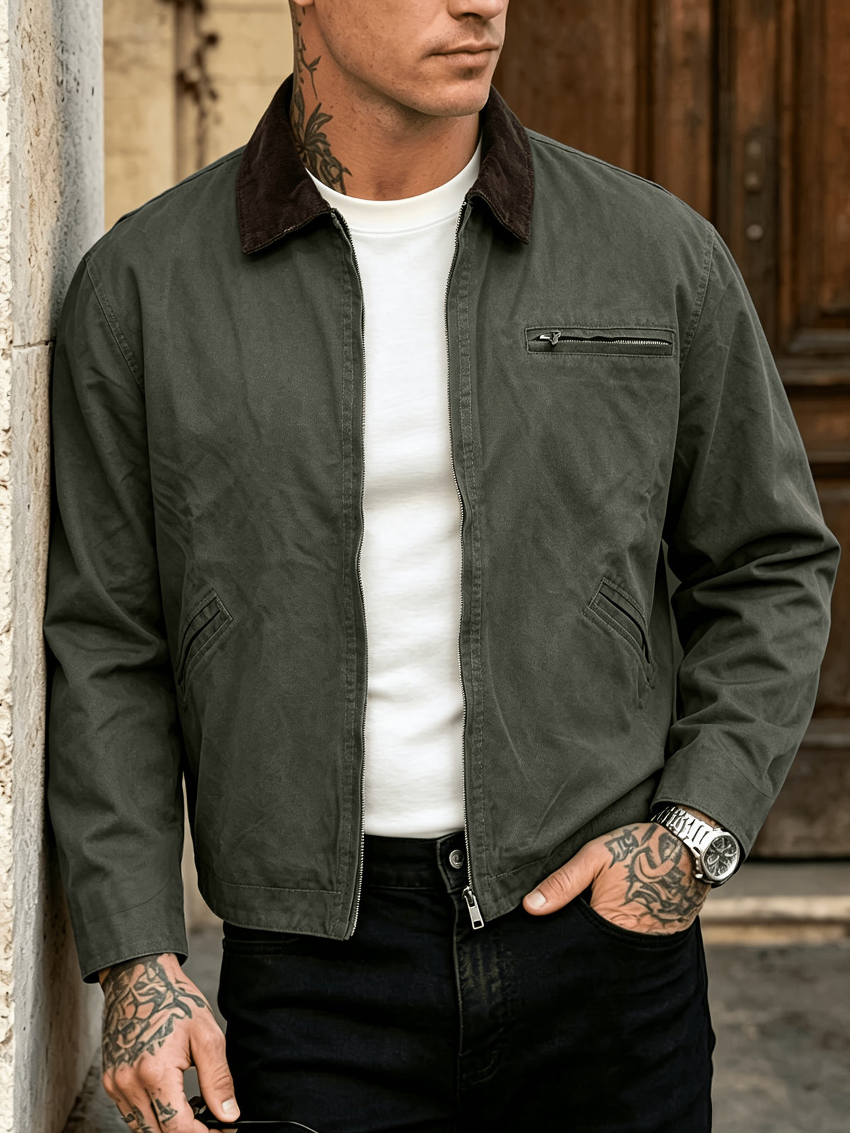 Jamie - Vintage Washed Cargo Jacket | By Julian & Claire Toronto