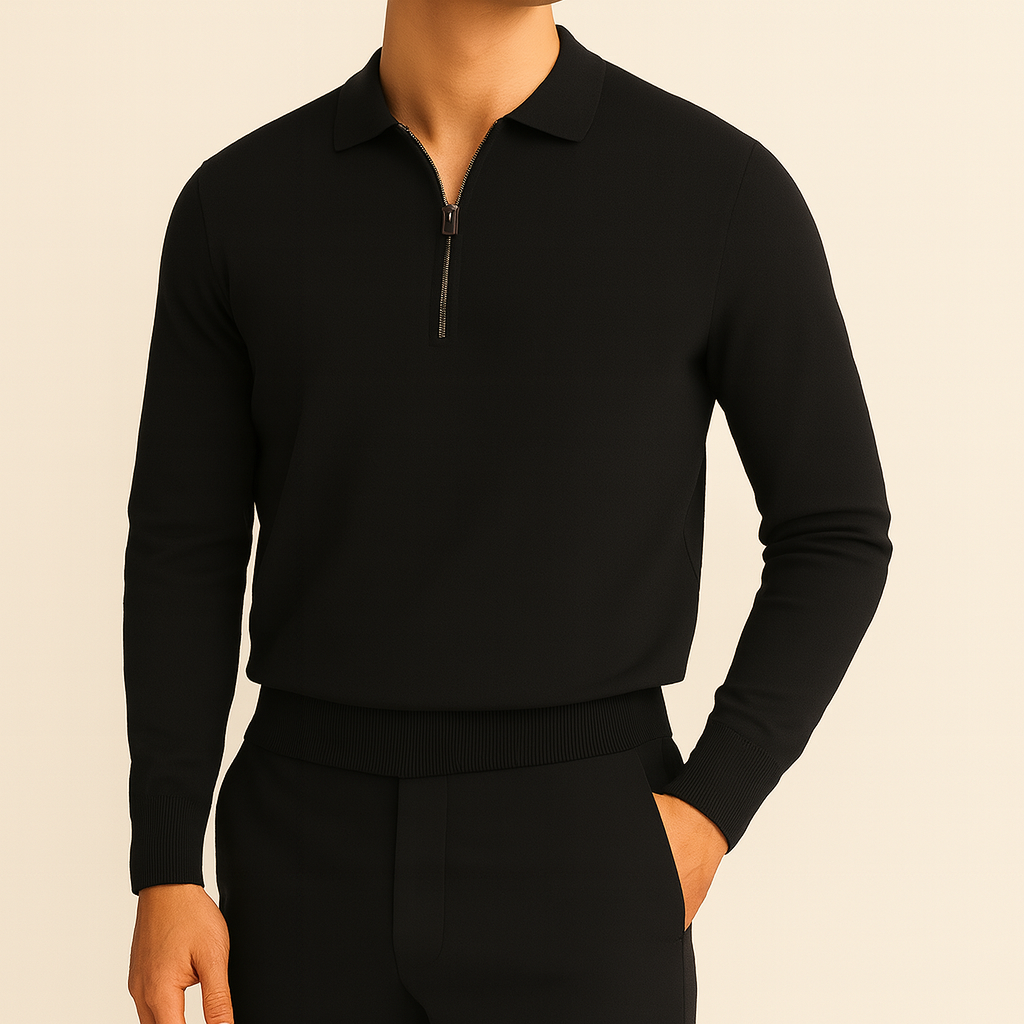 Dominic - Essential Zip Sweater | By Julian & Claire Toronto