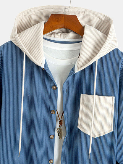 Jared - Relaxed Hooded Overshirt | By Julian & Claire Toronto