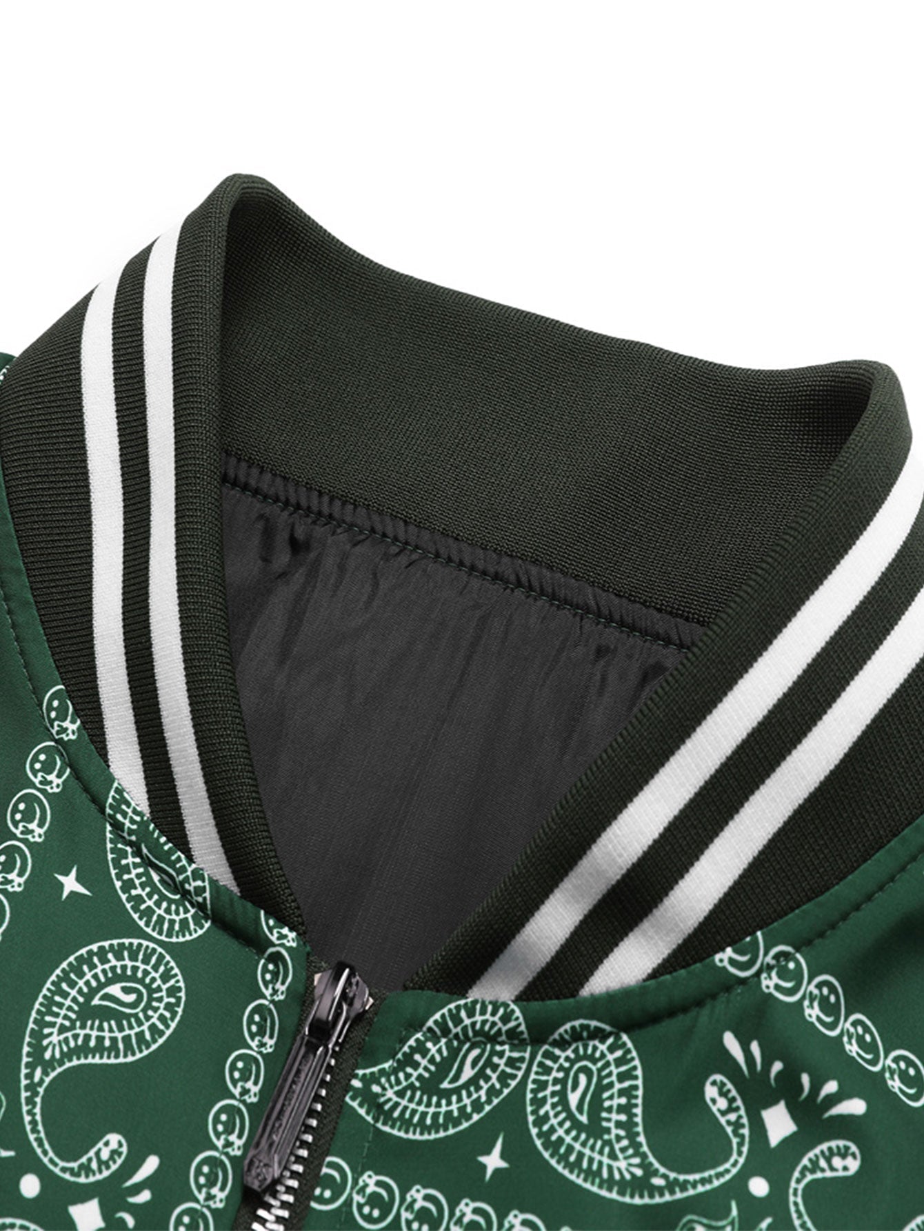 Jeremy - Vintage Paisley Baseball Jacket | By Julian & Claire Toronto