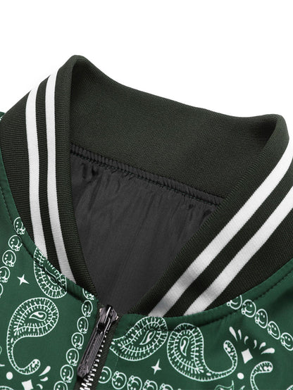 Jeremy - Vintage Paisley Baseball Jacket | By Julian & Claire Toronto