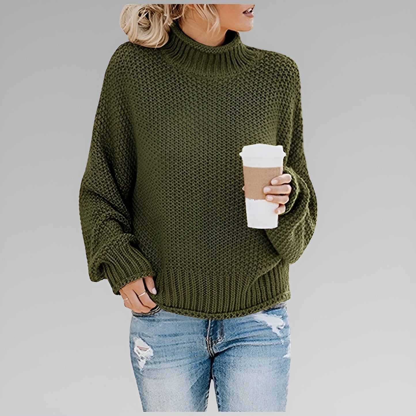 Isabella - Classic Cozy Knit Sweater | By Julian & Claire Toronto