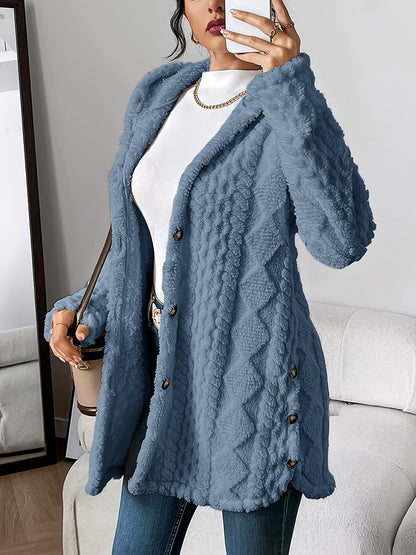 Julia - Plush Hooded Cardigan | By Julian & Claire Toronto
