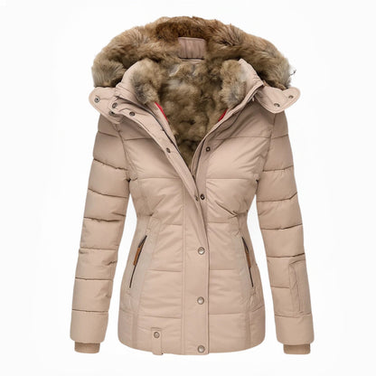 Stella - Winter Coat with Fur Lining | By Julian & Claire Toronto