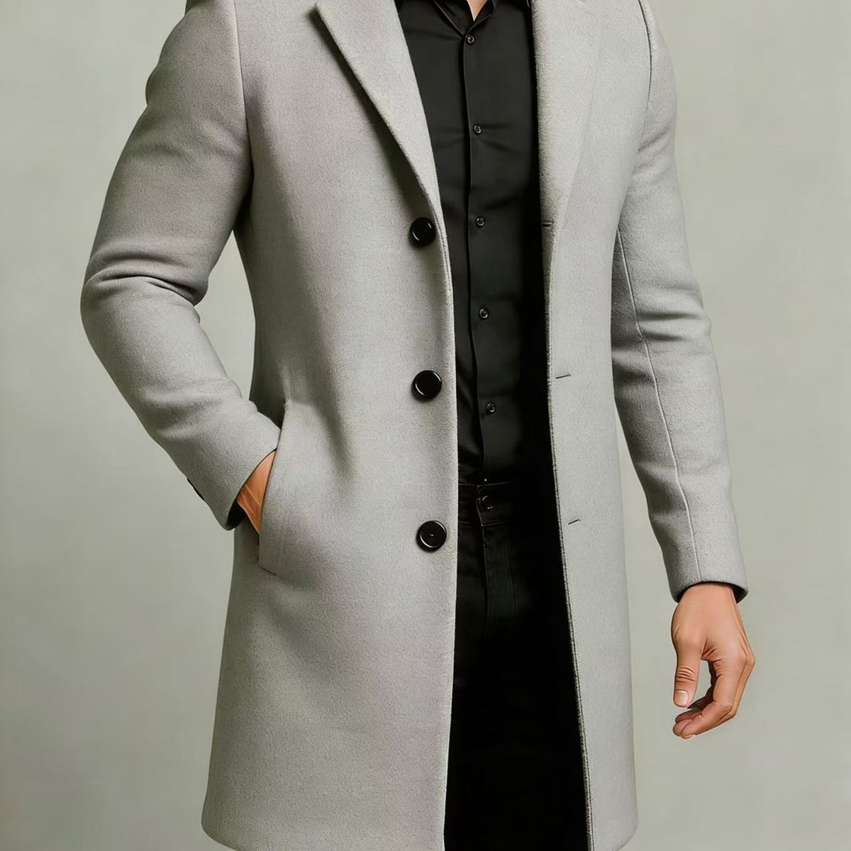Alessandro - Elegant Business Overcoat | By Julian & Claire Toronto